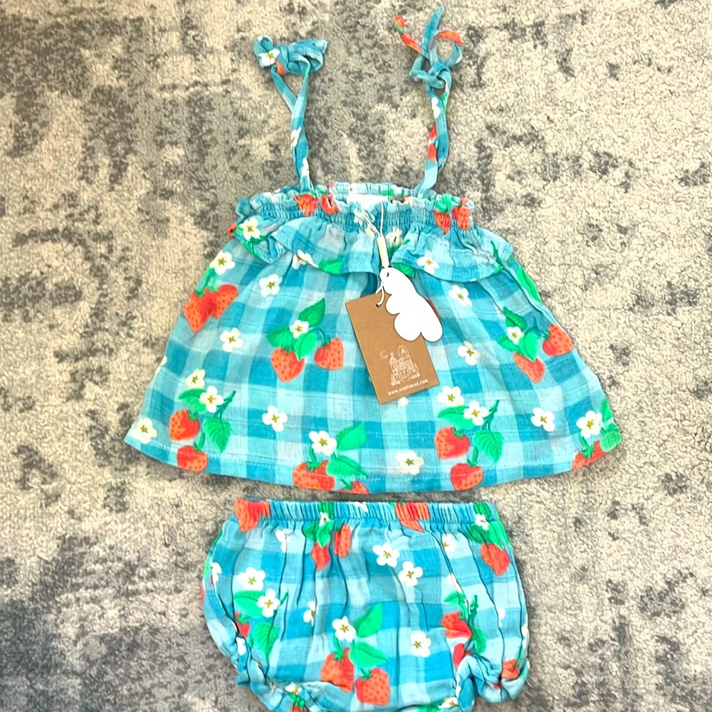 Baby summer dress set Angel Dear 6-12 mo